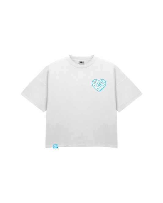 Blue Heart oversized T-Shirt